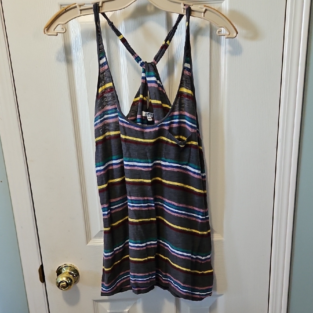 Buffalo David Bitton Multicolor Striped Tank Top
